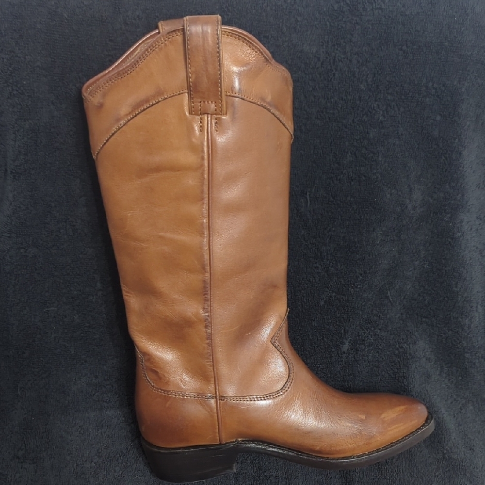 NWOT Frye Women's Cara Brown Western Boots 6.5 B - Picture 8 of 9